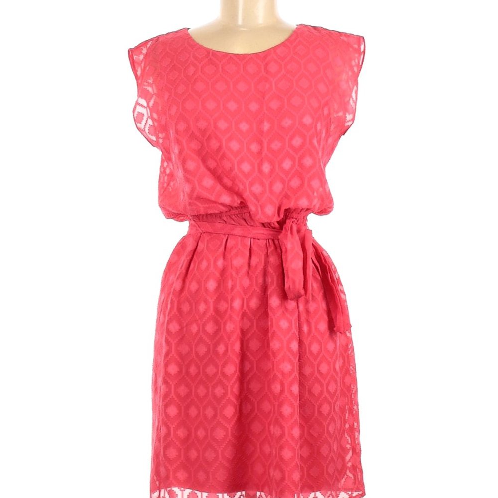 FINAL PRICE: SOHO Apparel Peach Textured Dress